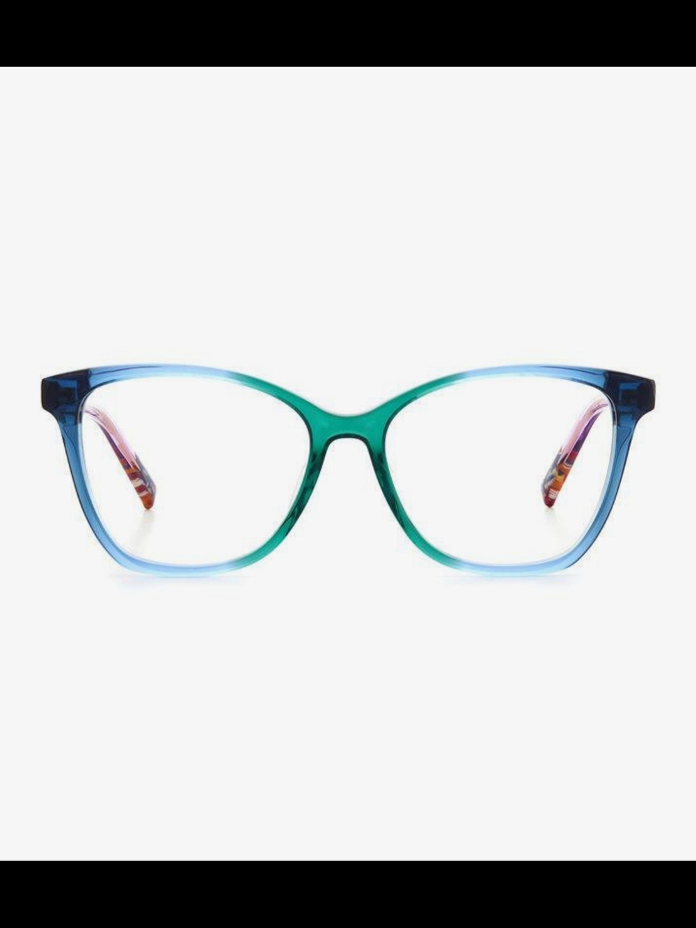 Missoni Women's Eyeglass Frames – Green Azure – 53‑16‑140 – NWT